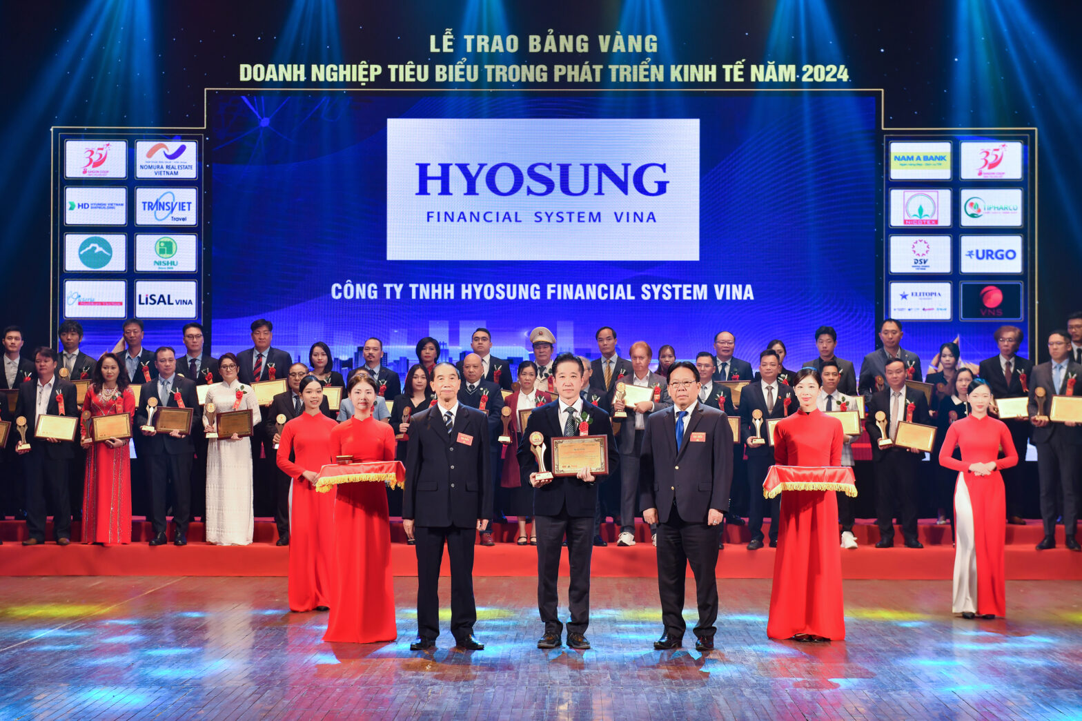 HFS VINA(효성티앤에스 베트남 생산법인) ,베트남 2024년 우수 FDI 기업상 및 브랜드상 수상